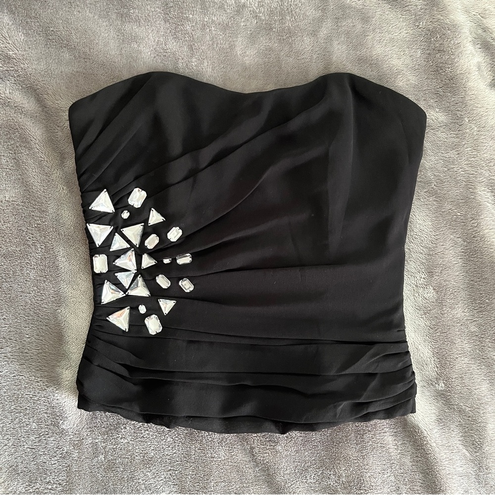 Embellished Bustier Top